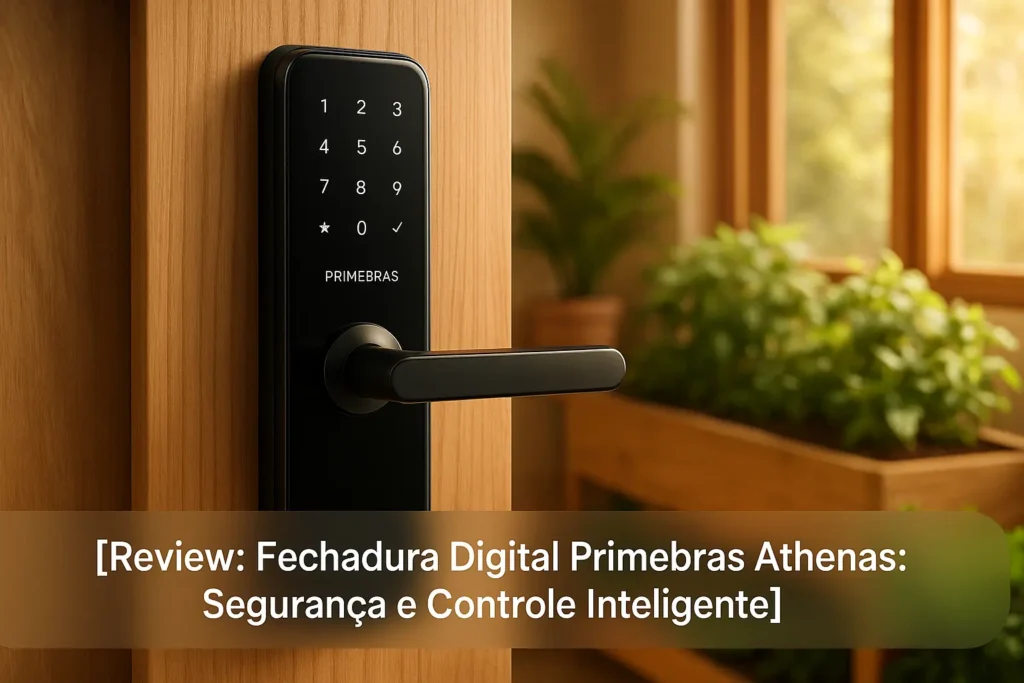 Fechadura Digital Primebras Athenas: Segurança e Controle Inteligente