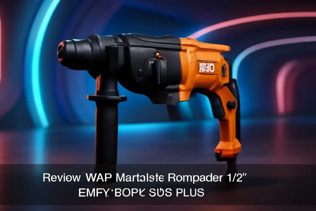WAP Martelete Rompedor Perfurador 1/2" EMPR 900K SDS PLUS: Potência e Versatilidade para Profissionais