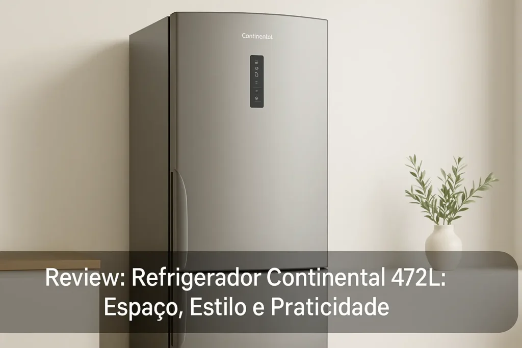 Refrigerador Continental 472L: Espaço, Estilo e Praticidade