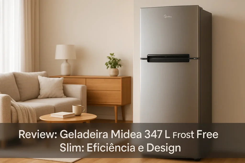 Geladeira Midea 347L Frost Free Slim: Eficiência e Design