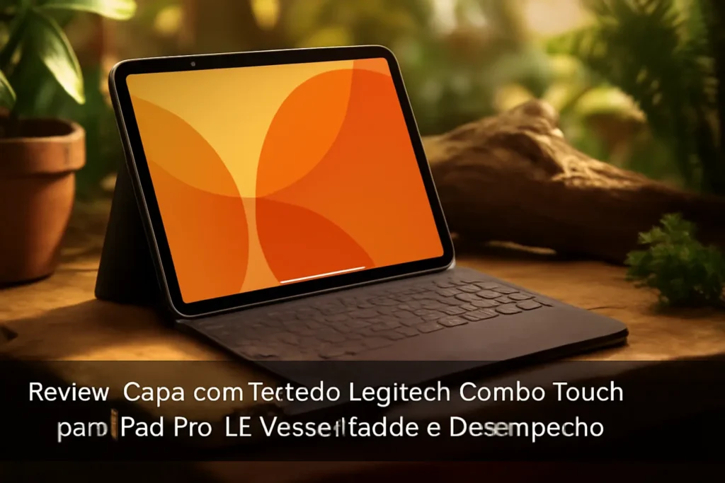 Capa com Teclado Logitech Combo Touch para iPad Pro 11": Versatilidade e Desempenho