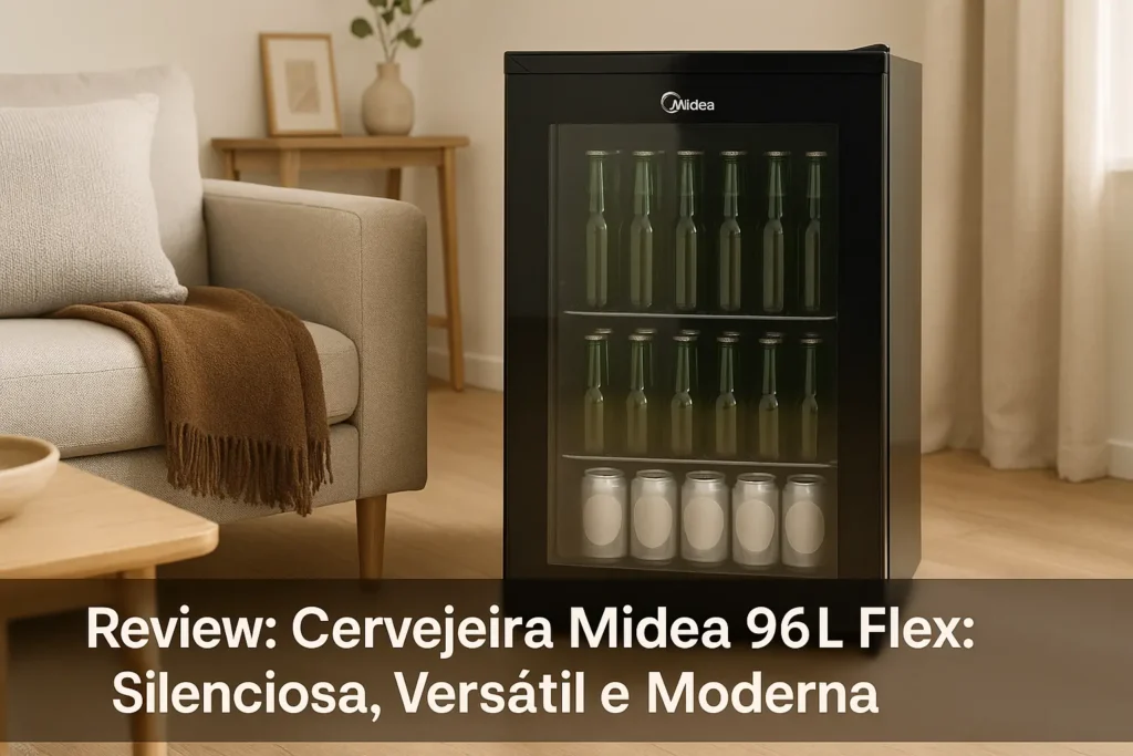 Cervejeira Midea 96L Flex: Silenciosa, Versátil e Moderna