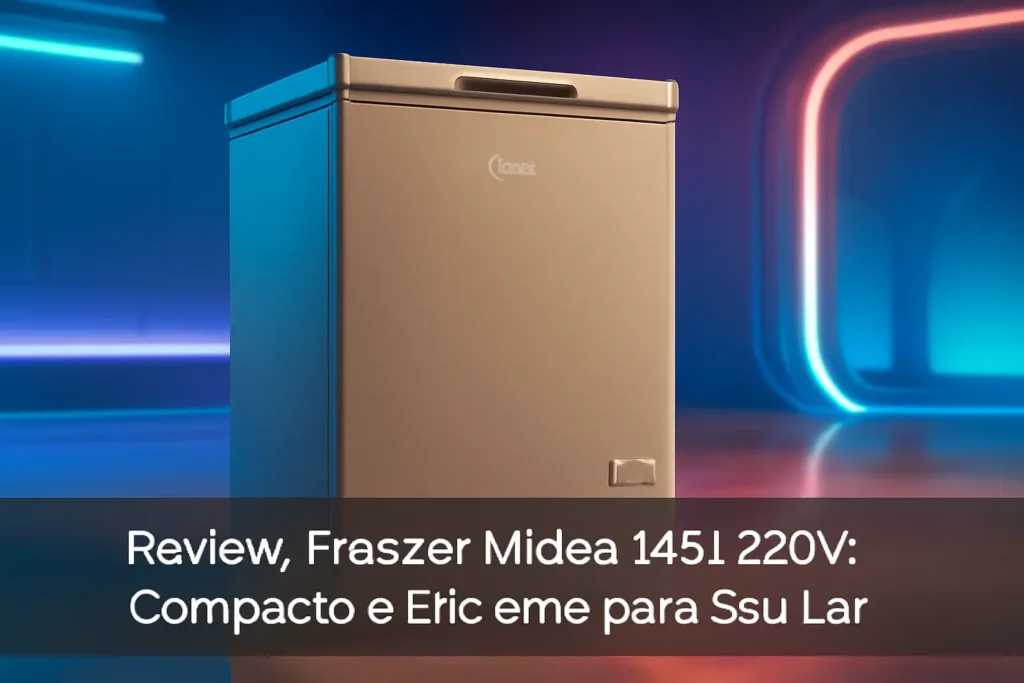 Freezer Midea 145L 220V: Compacto e Eficiente para Seu Lar