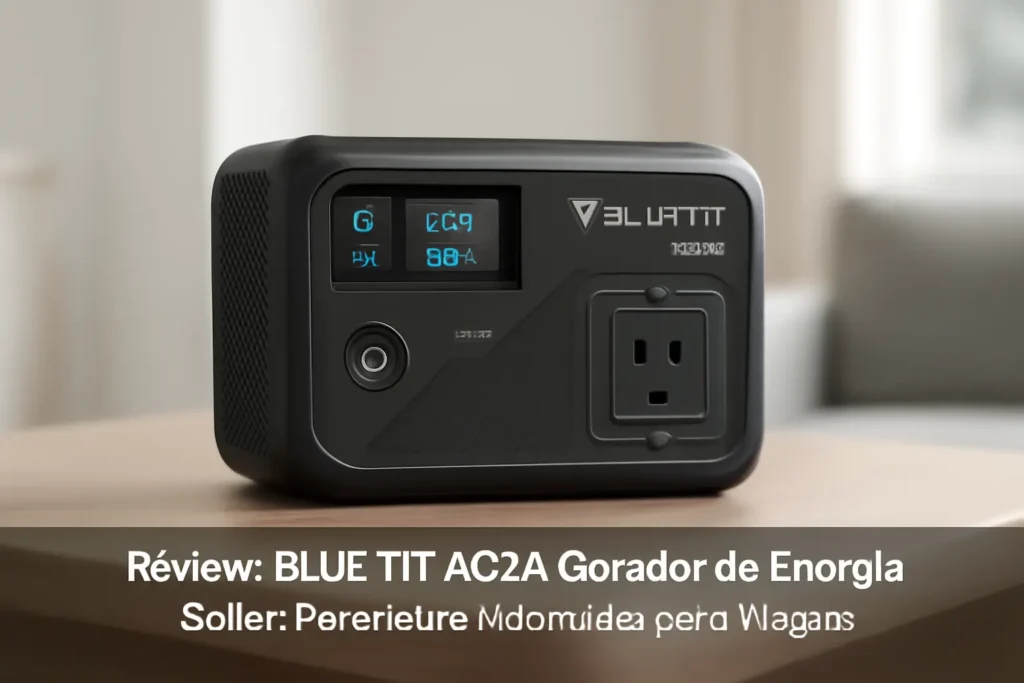 BLUETTI AC2A Gerador de Energia Solar: Potência e Mobilidade para Viagens