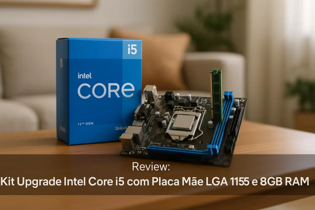 Kit Upgrade Intel Core i5 com Placa Mãe LGA 1155 e 8GB RAM