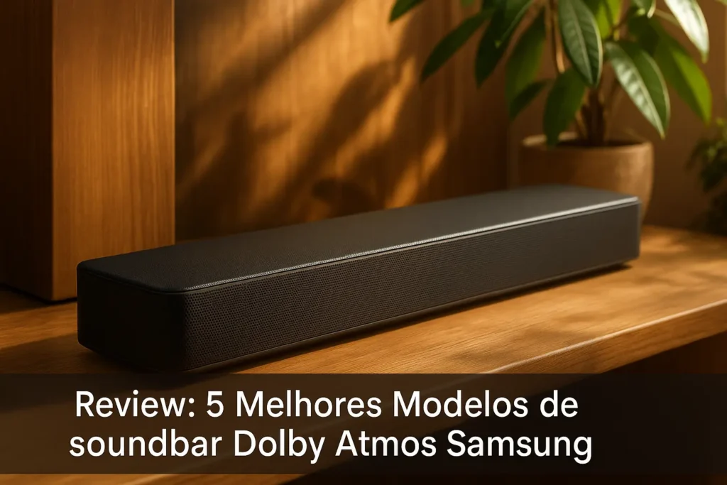 5 Melhores Modelos de soundbar dolby atmos Samsung