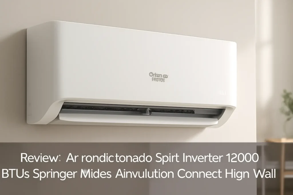 Ar-condicionado Split Inverter 18000 BTUs Springer Midea Airvolution Connect High Wall Só Frio