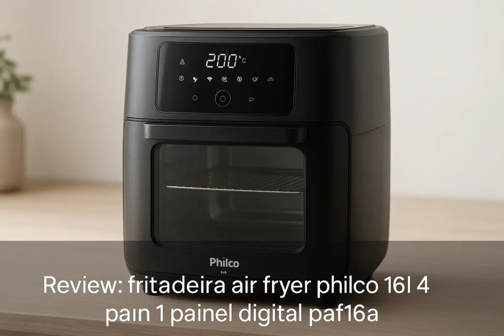 Os 5 Principais Modelos de fritadeira air fryer philco 16l 4 em 1 painel digital paf16a