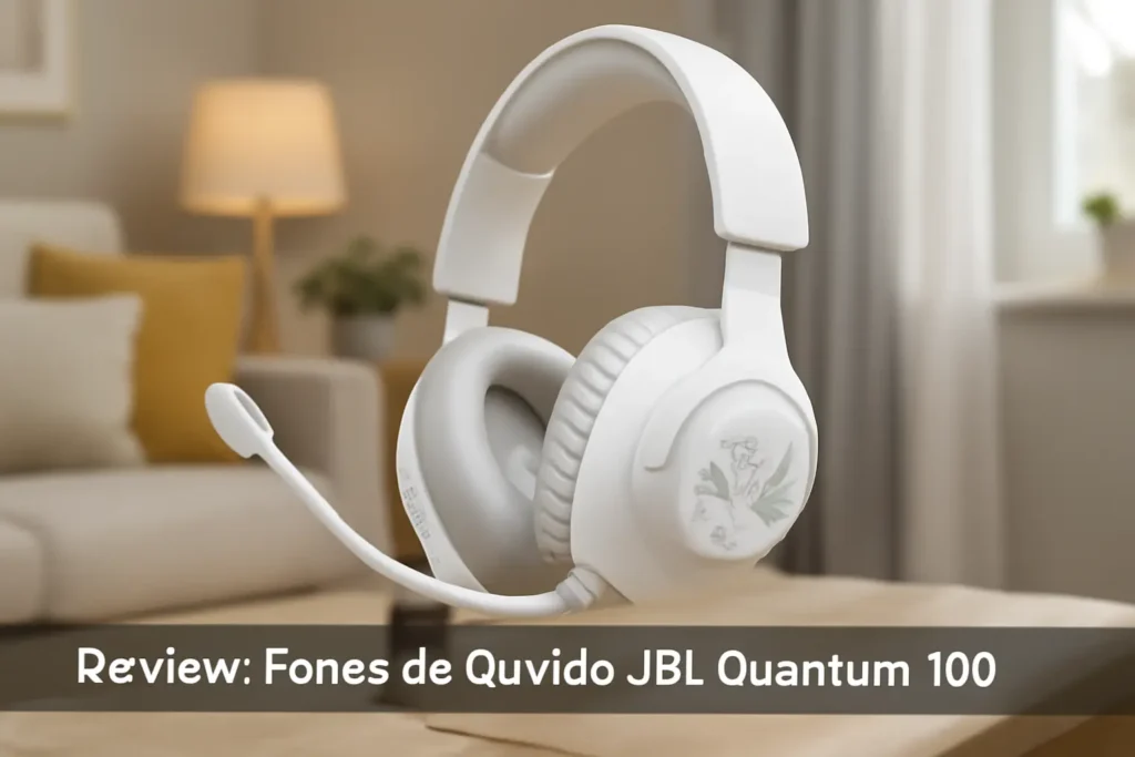 Principais Cinco headset JBL quantum 100 branco