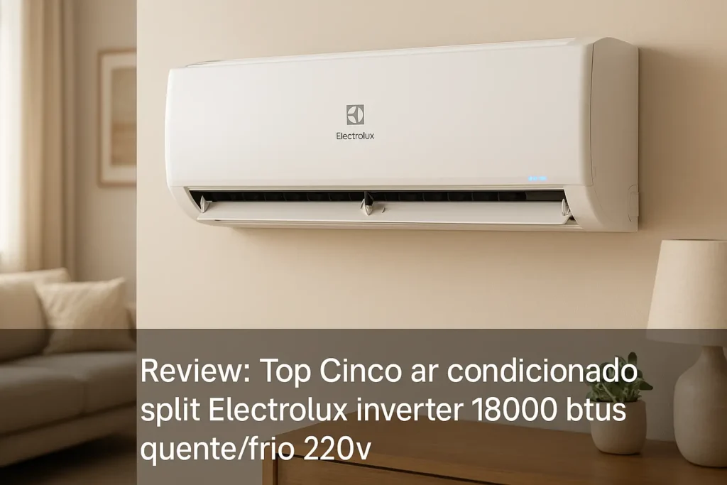 Top Cinco ar condicionado split Electrolux inverter 18000 btus quente/frio 220v