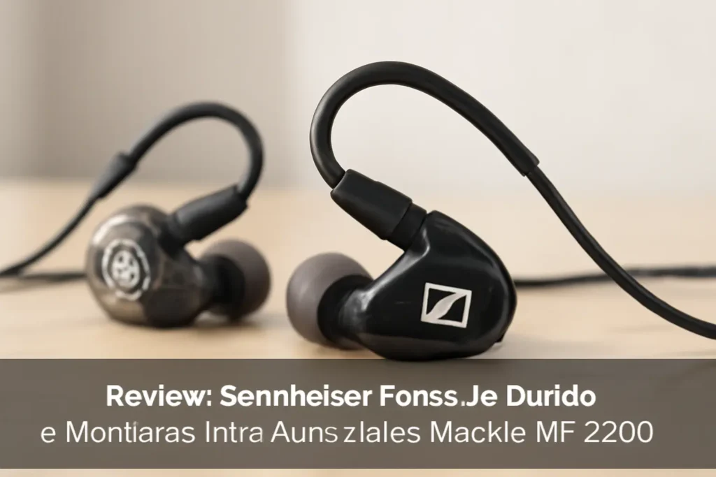 Sennheiser Fones de Ouvido e Monitores Intra-Auriculares Mackie MP-220: Alta Qualidade de Áudio e Conforto