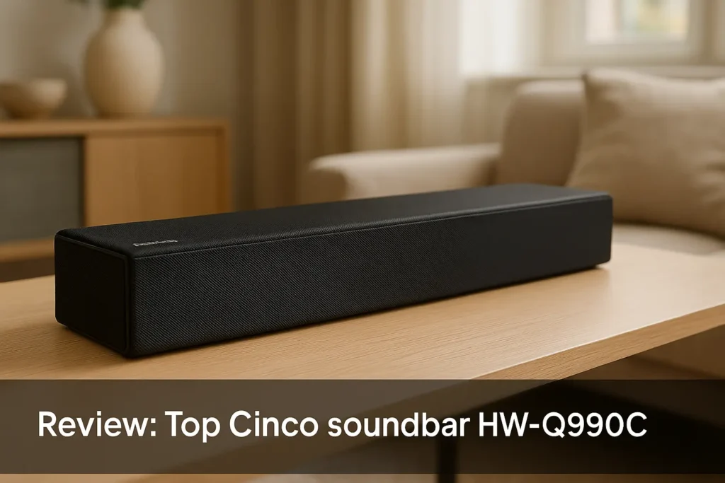 Top Cinco soundbar hw q990c