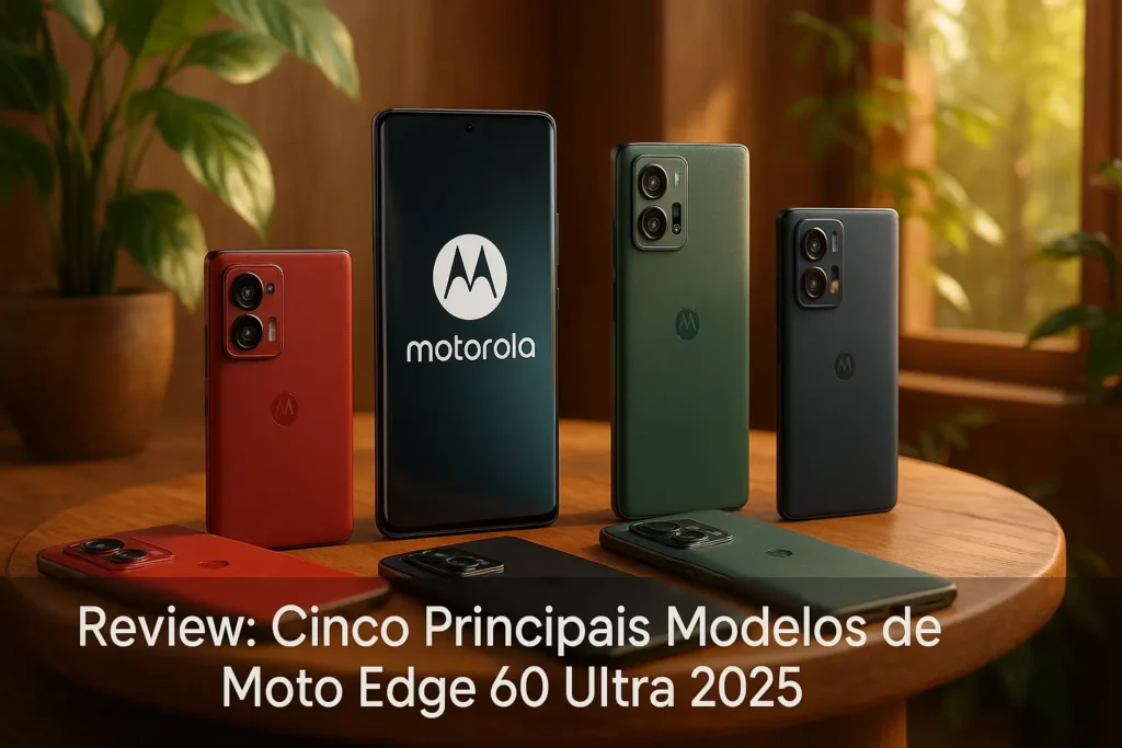 Cinco Principais Modelos de Moto Edge 60 ultra 2025