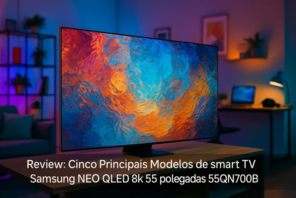 Cinco Principais Modelos de smart TV Samsung NEO QLED 8k 55 polegadas 55qn700b