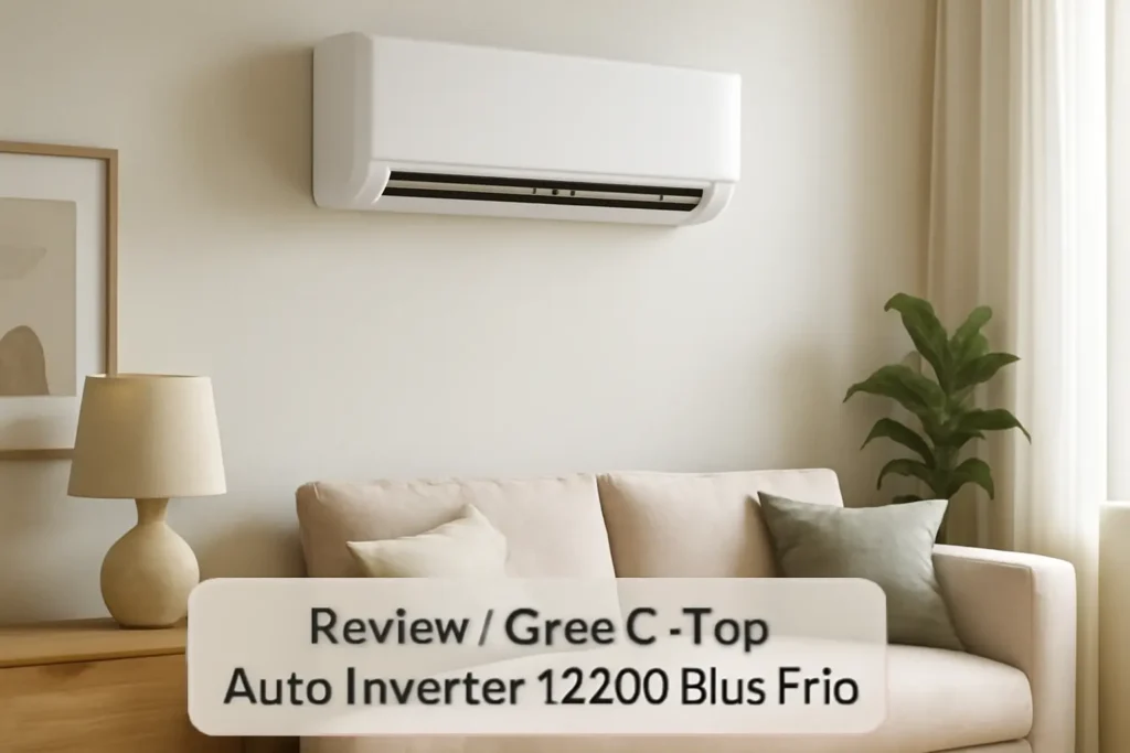 Ar Condicionado Split Hi Wall Gree G-Top Auto Inverter 12.000 Btus Frio 220v R-32