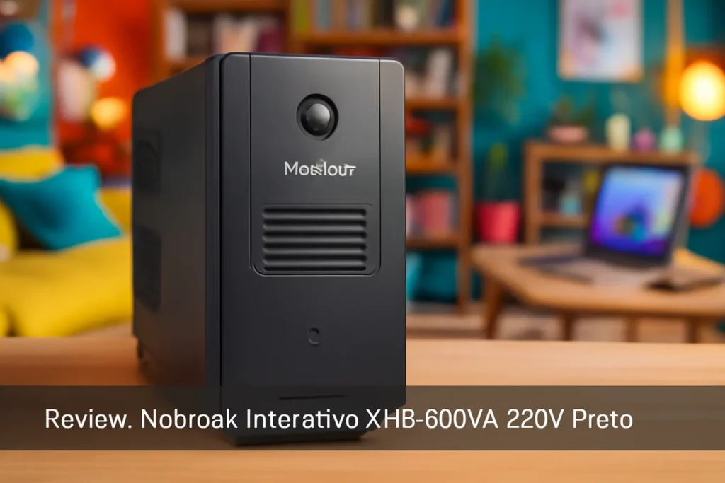 Nobreak Interativo XNB 600VA 220V Preto Intelbras: Proteção Eficiente para Seus Equipamentos