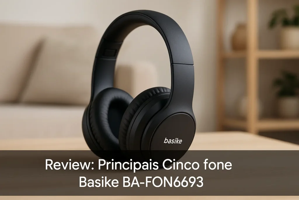 Principais Cinco fone Basike ba-fon 6693