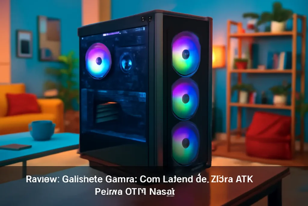 Gabinete Gamer com Lateral de Vidro ATX Prime OTM Black: Desempenho e Estilo para Seu Setup