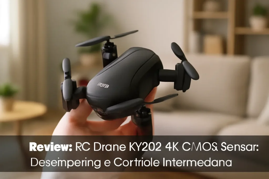 RC Drone KY902 4K CMOS Sensor: Desempenho e Controle Intermediário