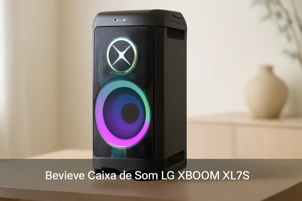 Caixa de Som LG XBOOM XL7S – 250W RMS, Bluetooth 5.1 e Bateria de 20h