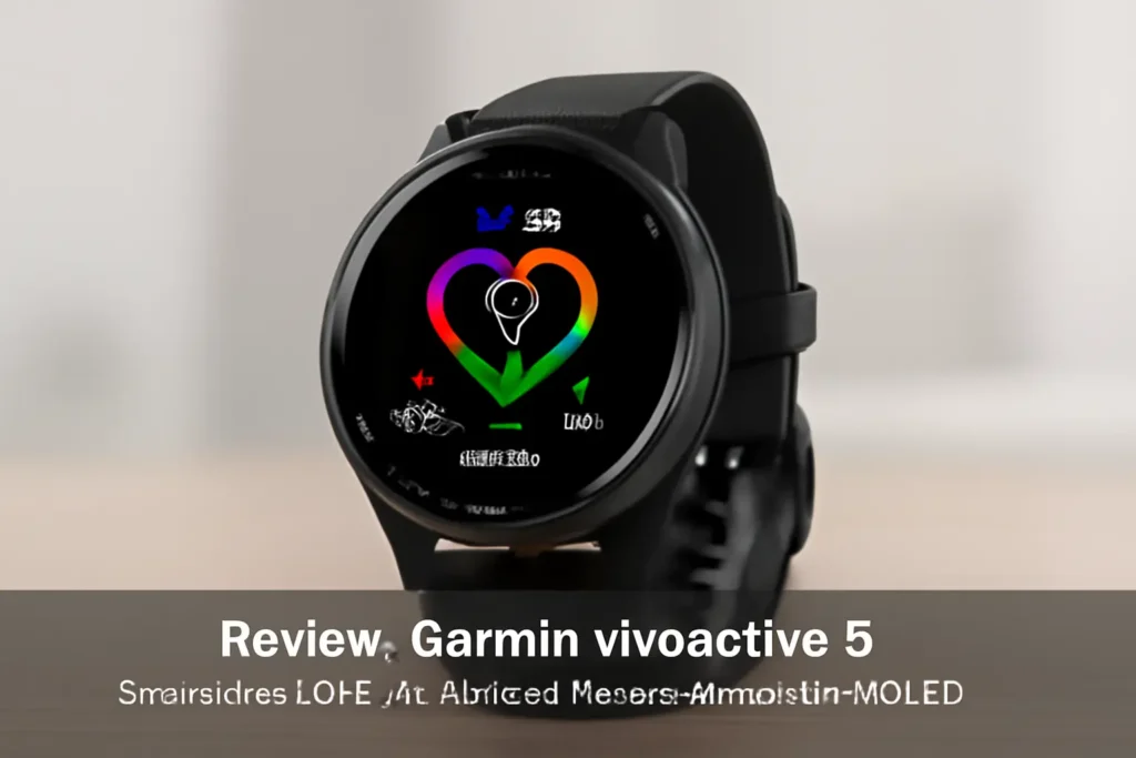 Garmin vívoactive 5: Smartwatch GPS de Saúde e Fitness com Tela AMOLED