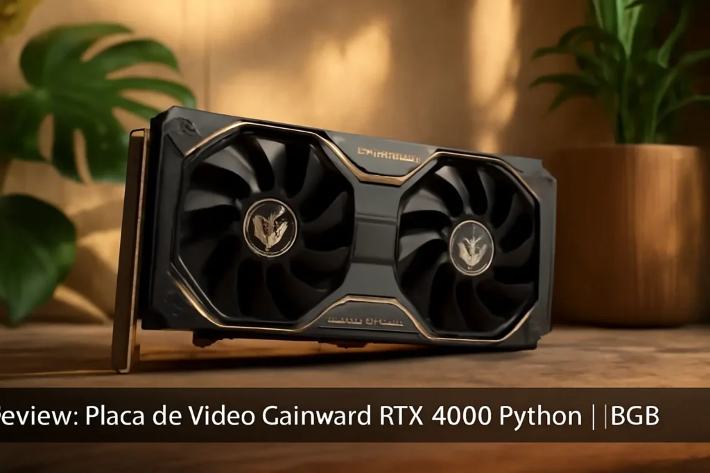Placa de Vídeo Gainward RTX 4060 Python II 8GB GDDR6: Desempenho de Alta Performance para Gamers