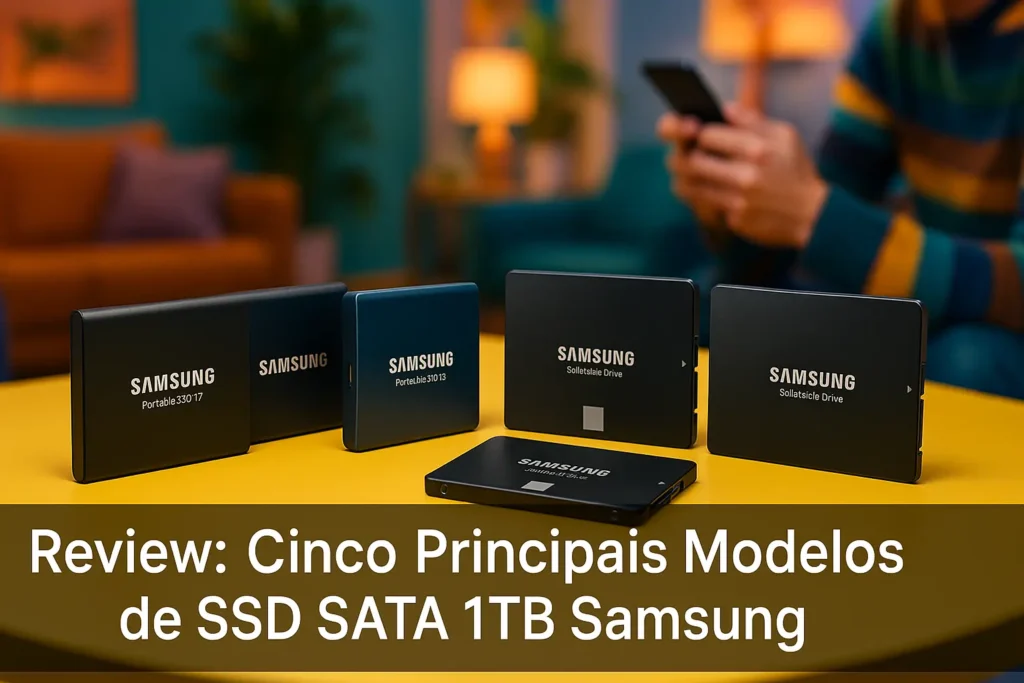 Cinco Principais Modelos de SSD sata 1tb Samsung