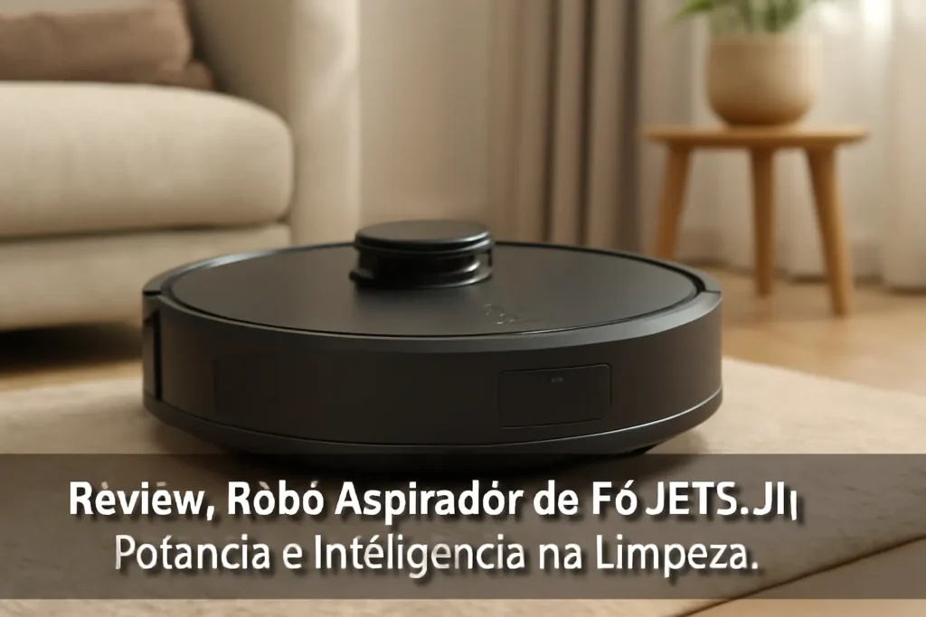 Robô Aspirador de Pó JETS J1: Potência e Inteligência na Limpeza