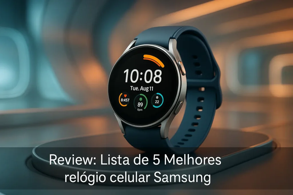 Lista de 5 Melhores: relógio celular Samsung