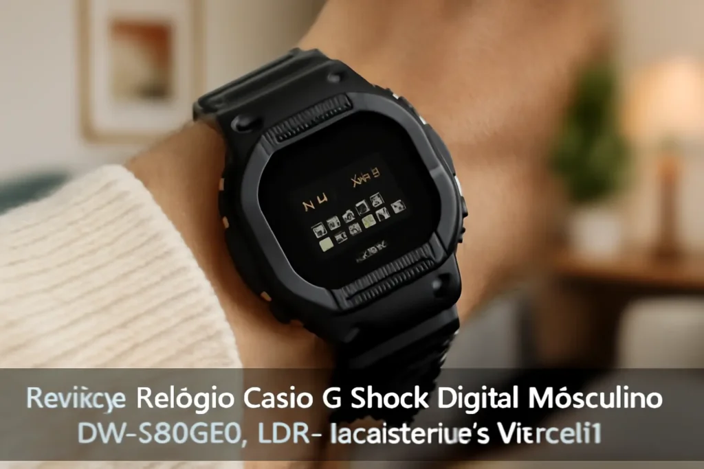 Relógio Casio G-Shock Digital Masculino DW-5600BB-1DR - Resistente e Versátil