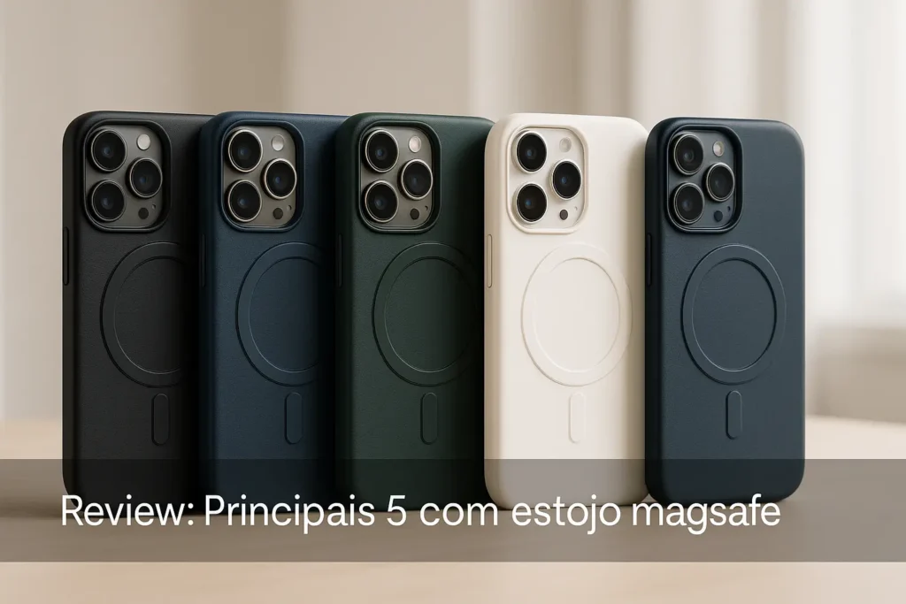 Principais 5 com estojo magsafe
