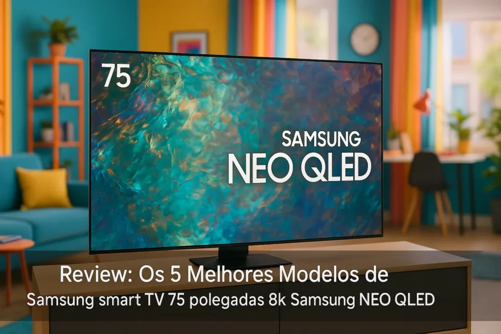 Os 5 Melhores Modelos de Samsung smart TV 75 polegadas 8k Samsung NEO QLED