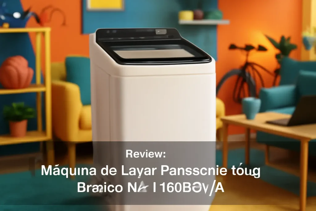Máquina de Lavar Panasonic 16kg Branco NA-F160B6WA: Eficiência e Economia para Sua Casa
