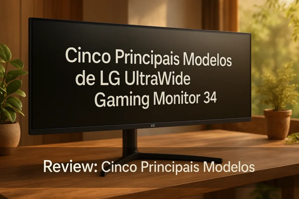 Cinco Principais Modelos de LG ultrawide gaming monitor 34