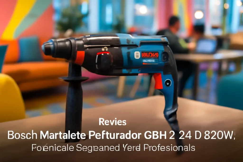 Bosch Martelete Perfurador GBH 2-24 D 820W: Potência e Segurança para Profissionais