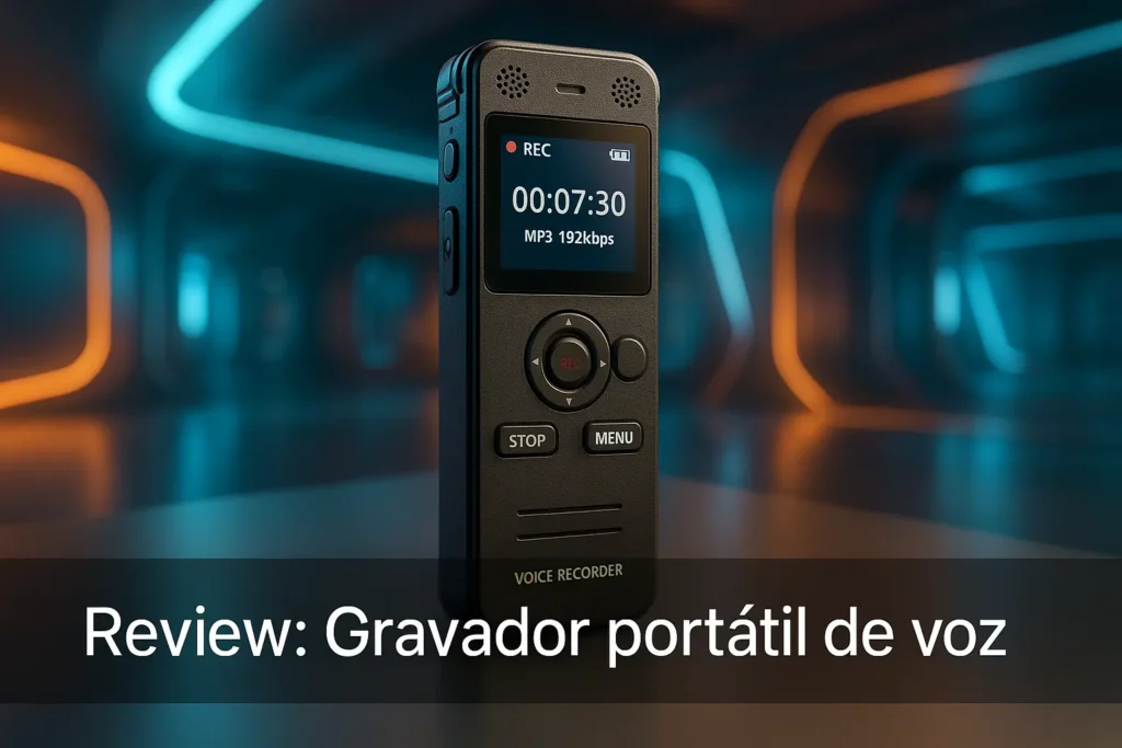 Principais Cinco gravador portátil de voz