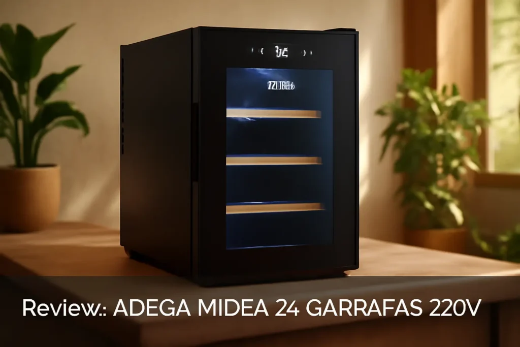 ADEGA MIDEA 24 GARRAFAS 220V - Armazenamento Ideal para Vinhos
