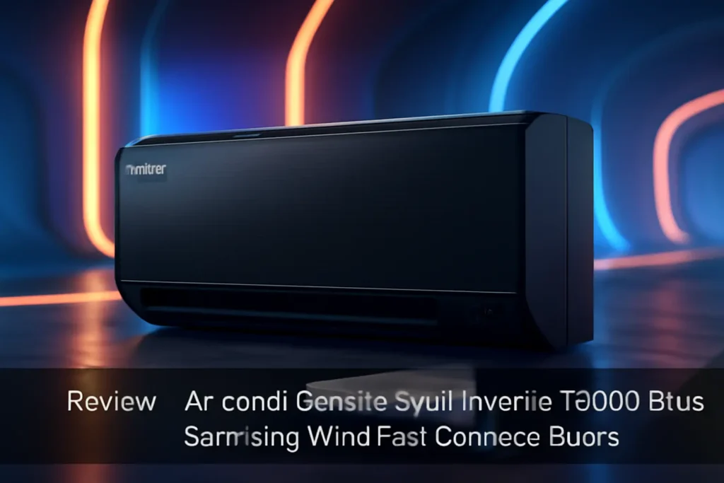 Ar-condicionado Split Inverter 12000 Btus Samsung Windfree Connect Black