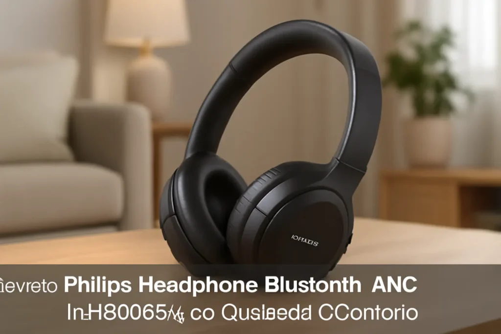 Philips Headphone Bluetooth ANC TAH6506BK/00: Qualidade e Conforto