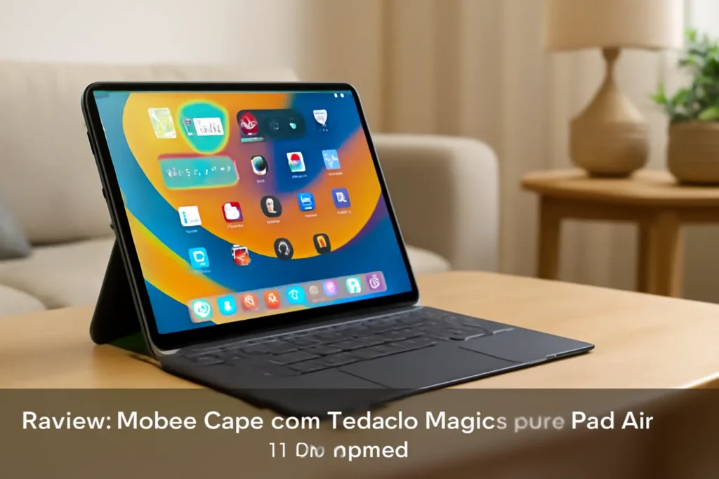 Mobee Capa com Teclado Mágico para iPad Air 11 polegadas