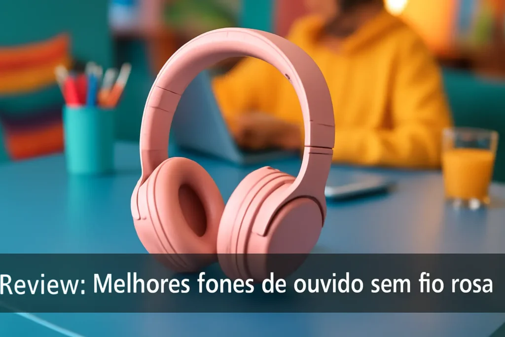 Melhores 5 fone de ouvido sem fio rosa