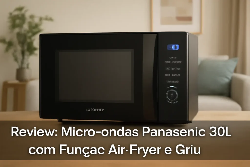 Micro-ondas Panasonic 30L com Função Air Fryer e Grill