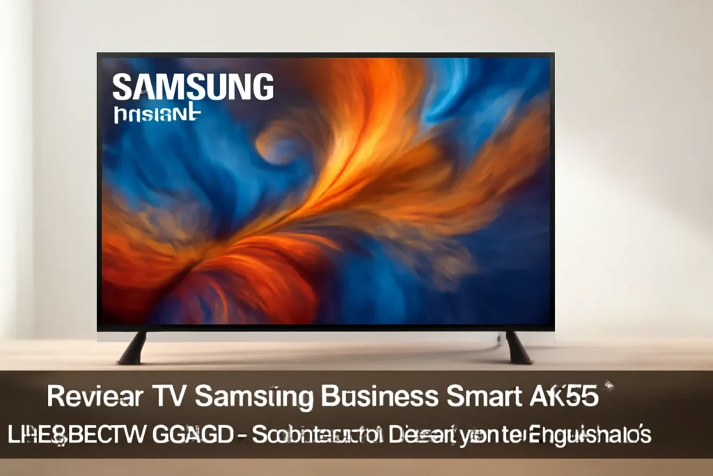 TV Samsung Business Smart 4K 65" LH65BECHVGGXZD - Qualidade e Desempenho Impecáveis
