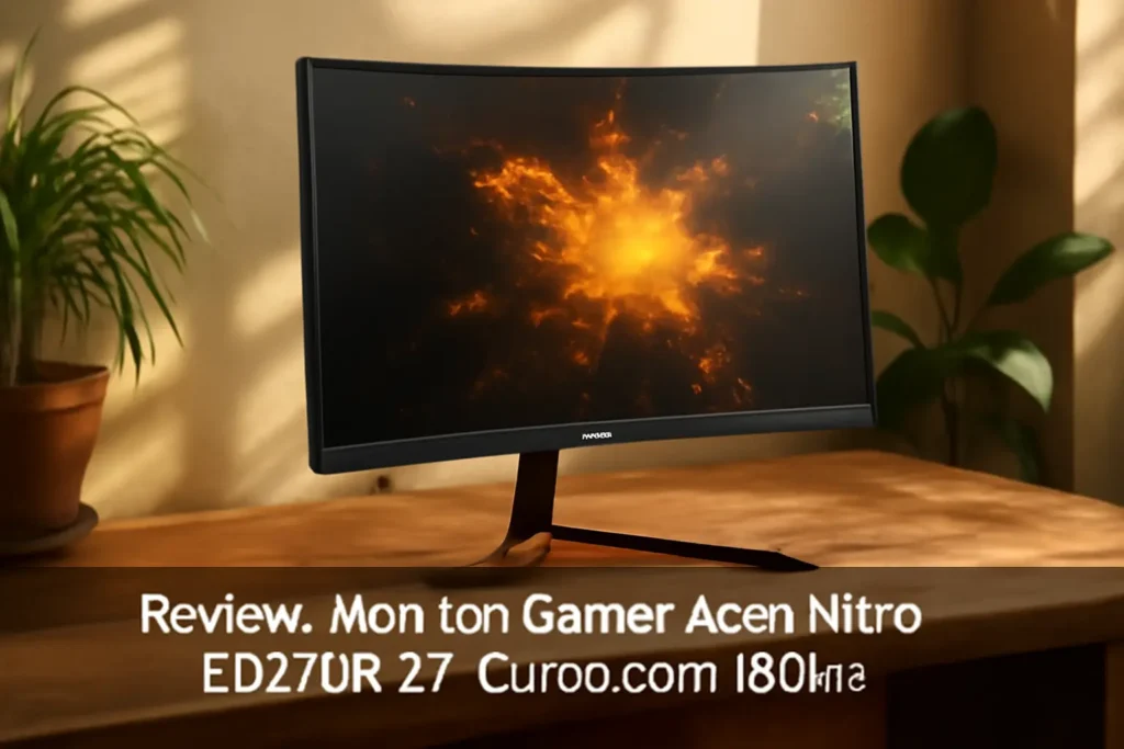 Monitor Gamer Acer Nitro ED270R 27” Curvo com 180Hz