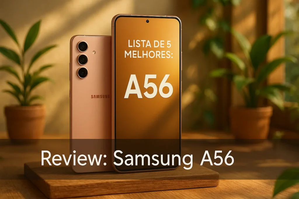 Lista de 5 Melhores: Samsung A56 rose
