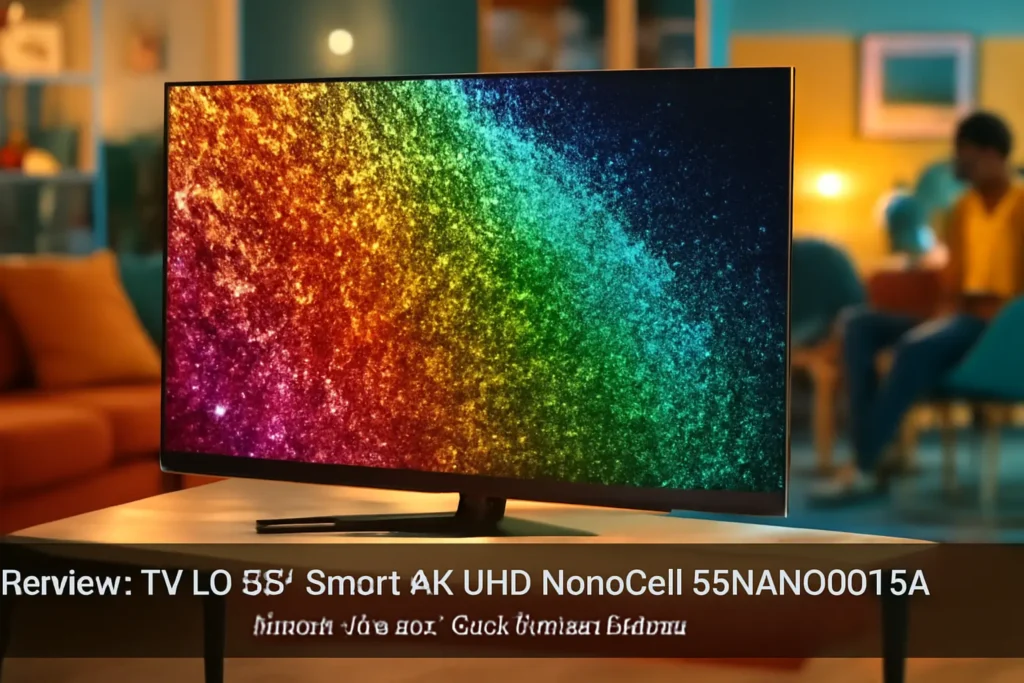 TV LG 55" Smart 4K UHD NanoCell 55NANO80TSA: Desempenho e Qualidade Visual