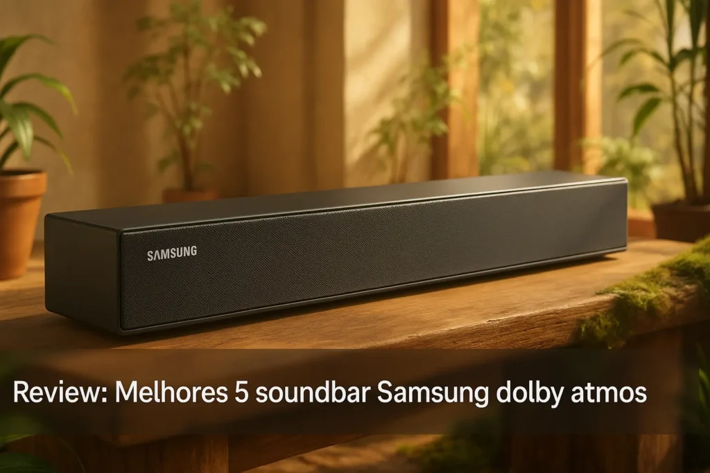 Melhores 5 soundbar Samsung dolby atmos