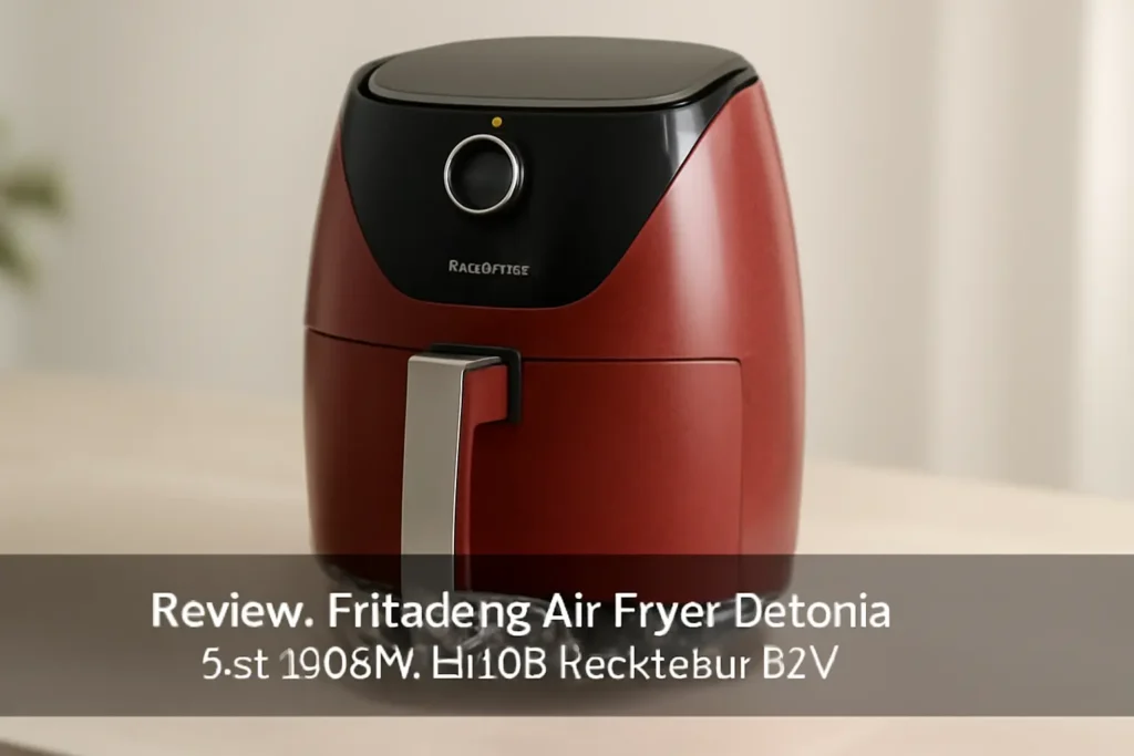 Fritadeira Air Fryer Britânia 5,5L 1500W BFR50 Redstone 127V: Desempenho e Eficiência para Sua Cozinha