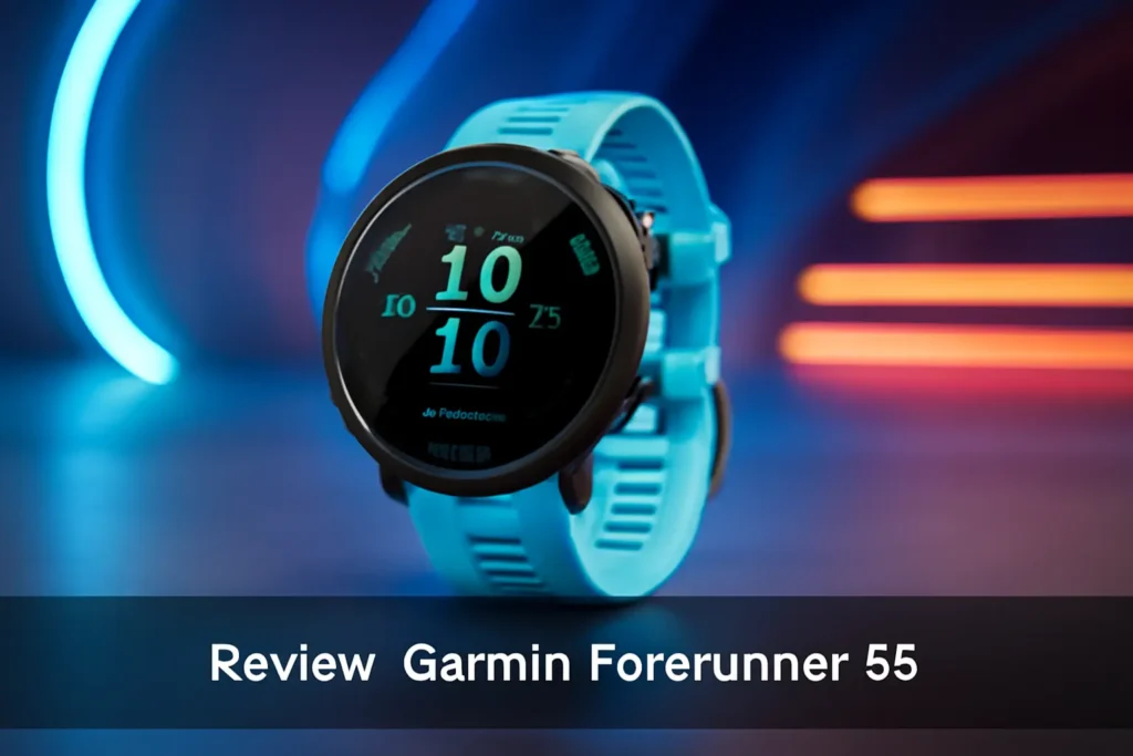 Relógio Garmin Forerunner 55 com Monitor Cardíaco de Pulso e GPS - Desempenho e Precisão