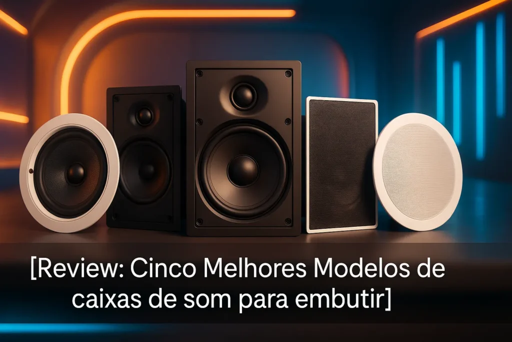 Cinco Melhores Modelos de caixas de som para embutir